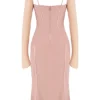 Ophelia Blush Cutout Midi Dress