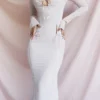 Ophelia Crystal Cutout Midi Dress