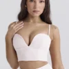 Pabla Ballerina Pink Cropped Bralette Top