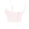 Pabla Ballerina Pink Cropped Bralette Top