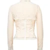 Perdita Ivory Metallic Jacquard Corset & Bolero