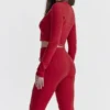 Perla Cherry Ribbed Knit Top