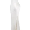 Persephone Ivory Strapless Corset Dress