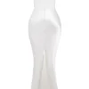 Persephone Ivory Strapless Corset Dress