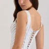 Petra Blue Striped Corset Top
