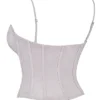 Petunia Light Lavender Embroidered Corset