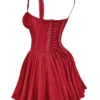 Pietra Cherry Corset Mini Dress