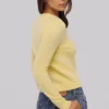 Poppie Lemon Wool + Cashmere Floral Embroidered Cardigan
