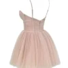 Princess French Rose Tulle Mini Dress