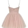 Princess French Rose Tulle Mini Dress