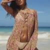 Provence Olive Floral Cover Up