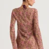 Provence Olive Floral Cover Up