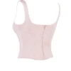 Rafa Pink Floral Satin Longline Corset