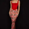 Rafa Scarlet Satin Longline Corset