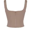 Rafa Stone Satin Longline Corset