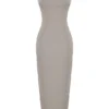 Rea Smoke Bodycon Maxi Dress
