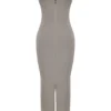 Rea Smoke Bodycon Maxi Dress