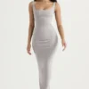 Rea Smoke Bodycon Maxi Dress