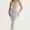 Rea Smoke Bodycon Maxi Dress
