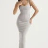 Rea Smoke Bodycon Maxi Dress