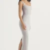 Rea Smoke Bodycon Maxi Dress