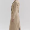 Remi Camel Single Breasted Long Coat