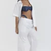 Reno White Relaxed Fit Trousers