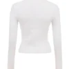 Riva White Summer Knit Cardigan