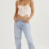 Rochelle Peony Gathered Corset
