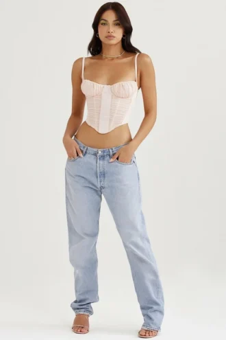 Rochelle Peony Gathered Corset
