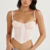 Rochelle Peony Gathered Corset
