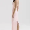 Romy Pink Mesh Bodycon Maxi Dress