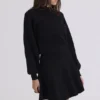 Rosina Black Wool & Cashmere Mini Skirt