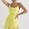 Rossella Buttercup Ruffle Mini Dress