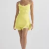 Rossella Buttercup Ruffle Mini Dress