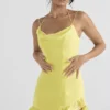 Rossella Buttercup Ruffle Mini Dress