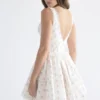 Salma Rose Print Mini Dress