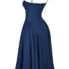 Samaria French Navy Corset Sundress