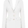 Sariah Ivory Contour Tailored Blazer