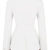 Sariah Ivory Contour Tailored Blazer