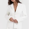 Sariah Ivory Contour Tailored Blazer