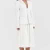 Sariah Ivory Contour Tailored Blazer