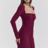 Selene Berry Bodycon Mini Dress