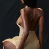 Selia Gold Knit Maxi Dress