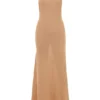 Selia Gold Knit Maxi Dress