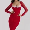 Seraphina Scarlet Corset Dress