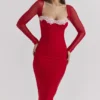 Seraphina Scarlet Corset Dress