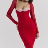 Seraphina Scarlet Corset Dress
