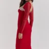 Seraphina Scarlet Corset Dress