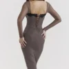 Seraphina Smoke Corset Dress